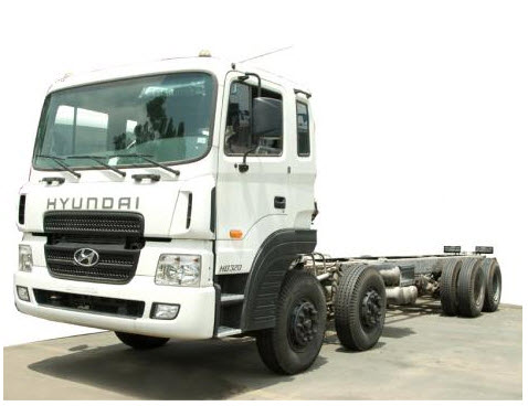 Hyundai HD 320 4 chân nhập khẩu nguyên chiếc