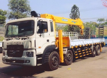 Xe tải Hyundai gắn cẩu Soosan từ 3 tấn đến 17 tấn